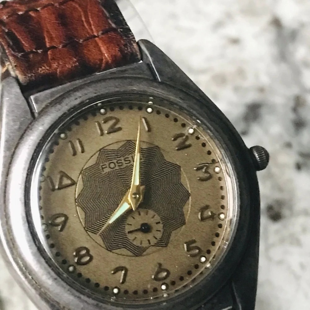 VINTAGE 1990’s ART DECO FOSSIL GR- 9002